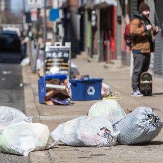 Trash and recycling pick-up will be a day late this week