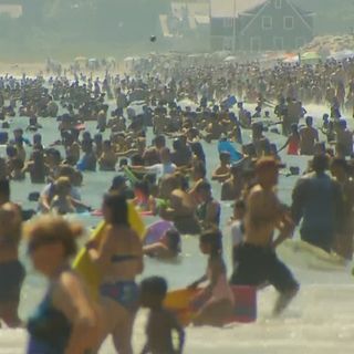 'I want to call out Misquamicut Beach,' Raimondo says of crowding