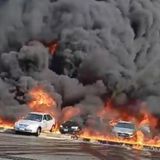 Huge fire hits oil pipeline near Cairo