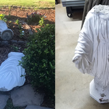 Vandals behead statue at Chattanooga Catholic church before Saturday Mass services