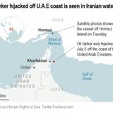 Tanker off UAE sought by US over Iran sanctions 'hijacked'