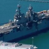 Navy officials say all known fires aboard USS Bonhomme Richard are out