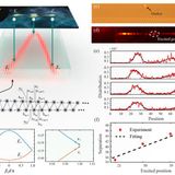 Quantum simulation: Particle behavior near the event horizon of block hole