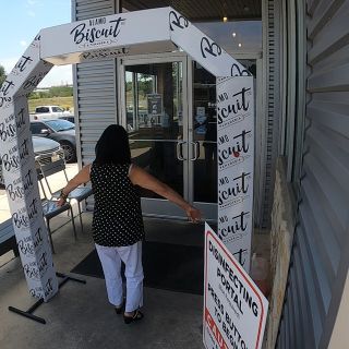 Would you walk through it? San Antonio restaurant installs entryway that will spray you with disinfectant