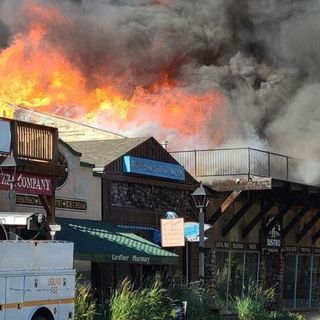 Fire destroys several businesses in downtown Gardiner