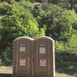 Vandals target Pecos Canyon porta-potties