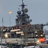 Smoke seen coming from USS Bonhomme Richard hours after fires declared out