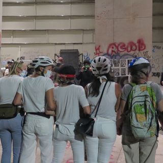 Portland Protests: Moms Form Human Wall Against Federal Officers