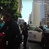 LAPD releases bodycam video of officers’ violent encounter with man in wheelchair during downtown L.A. protest
