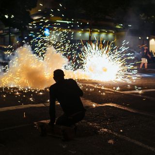 One Man Went Downtown Last Night Hoping to Talk to a Federal Officer. It Didn’t Go Well.