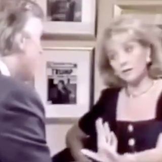 Barbara Walters shutting Trump down is Twitter's new favorite #TBT