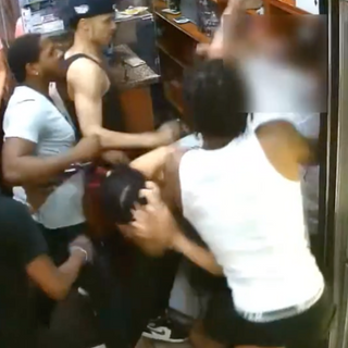 Video: Dad, daughter attacked at Washington Heights deli