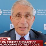 Fauci: Hydroxychloroquine 'Is Not Effective' In Treating COVID-19