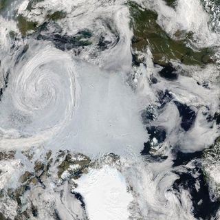 With Fires, Heat and a Cyclone, Arctic Breaks Melting Record