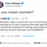 Why should CNN tweet about “individuals with a cervix“?