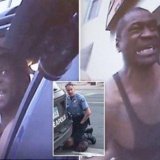 Police bodycam footage shows arrest of George Floyd for the first time