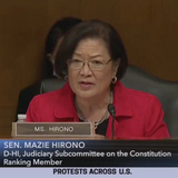 Sen. Hirono Walks Out of Hearing After Refusing to Denounce or Criticize Antifa