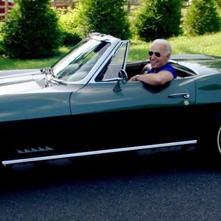 Biden campaign ad spills beans on GM's secret Corvette plans