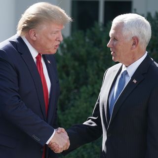 Mike Pence says he and Trump likely to keep shaking people's hands, while promoting CDC advice telling people to "stop handshaking"