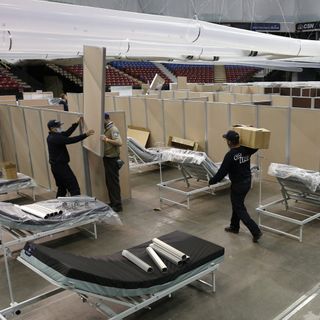 State spent millions on arena hospital that saw 9 patients