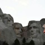 South Dakota's governor reportedly flattered Trump with a Mt. Rushmore replica including his likeness