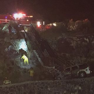 Driver missing after car runs off road by Perrine bridge