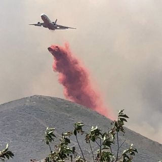 Crews battle wildfire in Camas County