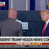 BREAKING: Secret Service Pulls Trump Out of News Conference