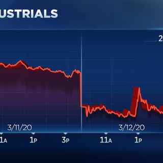 Dow plunges 10% amid coronavirus fears for its worst day since the 1987 market crash