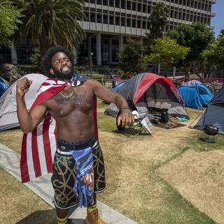 Across from City Hall, a protest encampment is a 'reminder' of need for police reform