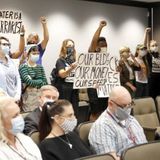 Protesters argue against Oklahoma County resolution limiting free speech