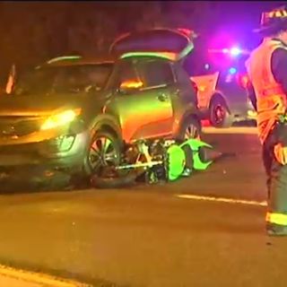 5 hurt after motorcycles, vehicle towing trailer crash on Edens Expressway; all lanes reopened, ISP says