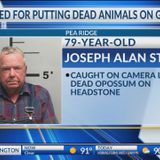 Bentonville man accused of placing dead animals on former neighbor’s grave