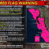 Bay Area fire weather watch upgraded to red flag warning due to heat wave, dry lightning