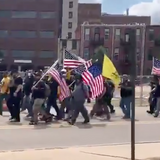 Proud Boys moves through western Michigan amid counterprotests