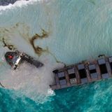 Japanese Cargo Ship Splits In Two Off Mauritius Coast