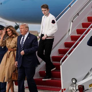 Video Shows Melania Rejecting Trump’s Hand, Twice, on Air Force One Steps