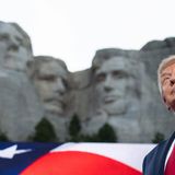 Trump thinks it'd be 'a good idea' to add him to Mount Rushmore