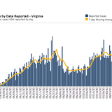 Virginia August 13 COVID-19 update: 1,101 new cases, 11 new deaths statewide; Norfolk’s percent of positive tests drops below 10%