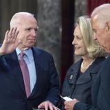 Cindy McCain makes the jump her husband flirted with in 2001