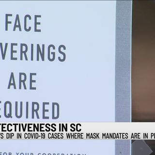 SC DHEC data shows COVID-19 cases dropping in places with mask mandates