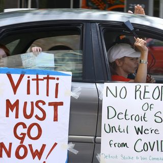 Detroit teachers protest ahead of strike vote over safety