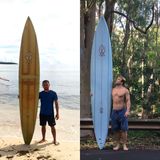 A surfboard lost in Hawaii in 2018 is found thousands of miles away