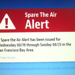 Bay Area Spare the Air Alert extended through Sunday due to wildfires