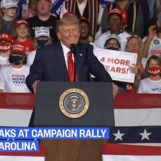 President Trump Overwhelmed as Thousands of Supporters Chant "We Love You!" at North Carolina Rally (Video)