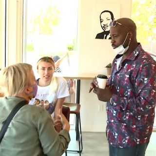 Oklahoma man opens up dialogue about race in America at coffee shops