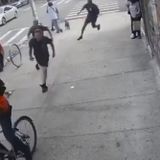 New York firefighters chase down man who punched 60-year-old woman