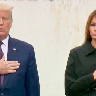 'Don’t know the words': Donald and Melania Trump slammed for not being able to recite Pledge of Allegiance on 9/11