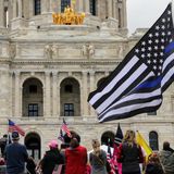 Two arrested at political rally outside Capitol in St. Paul