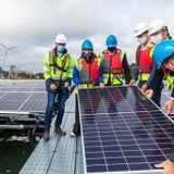 1st Floating Solar Power Plant In Belgium Goes Up — 17,250 Floating Solar Panels